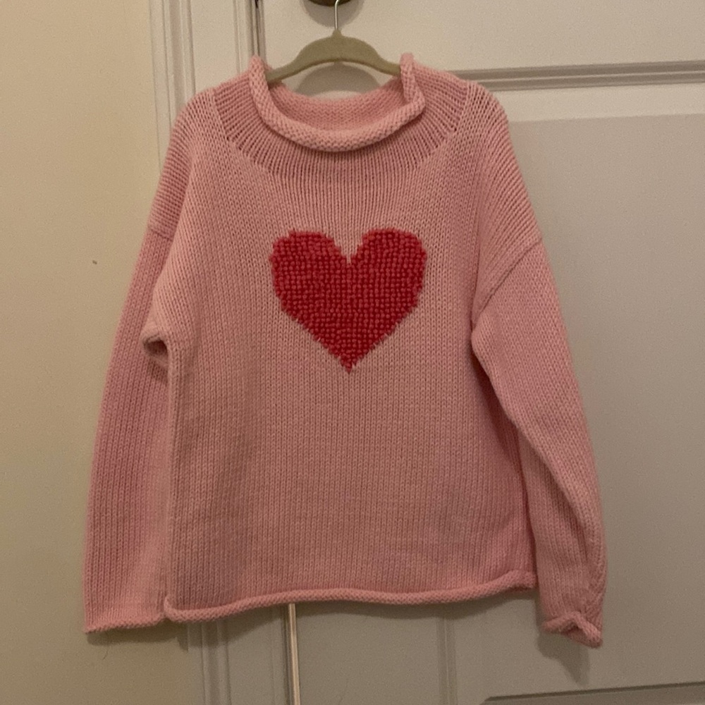 Little Girls Heart Sweater